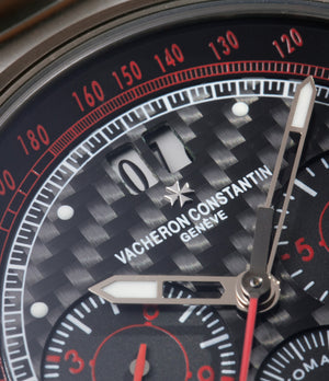Vacheron Constantin Overseas 49150 Stainless Steel | Available worldwide at A Collected Man | Watch face detail