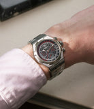 Vacheron Constantin Overseas 49150 Stainless Steel | Available worldwide at A Collected Man | Wrist shot