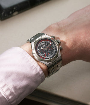 Vacheron Constantin Overseas 49150 Stainless Steel | Available worldwide at A Collected Man | Wrist shot
