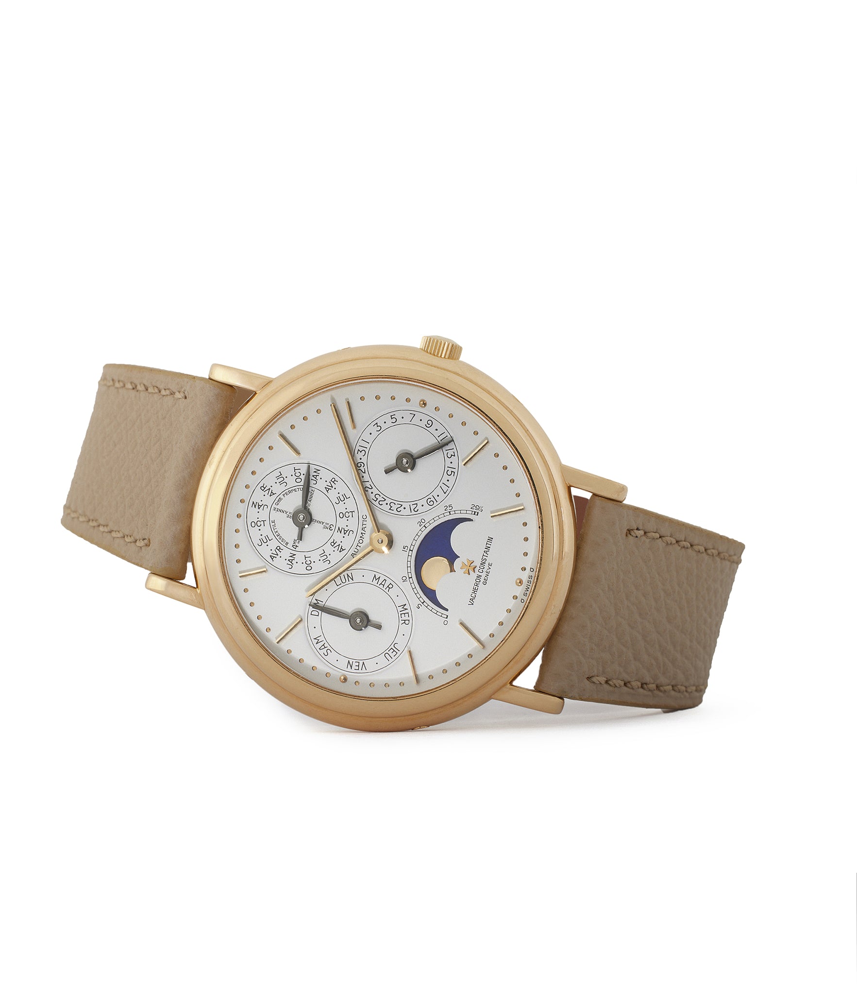 Rare Vacheron Constantin Perpetual Calendar 43031 available to purchase at A Collected Man, London.