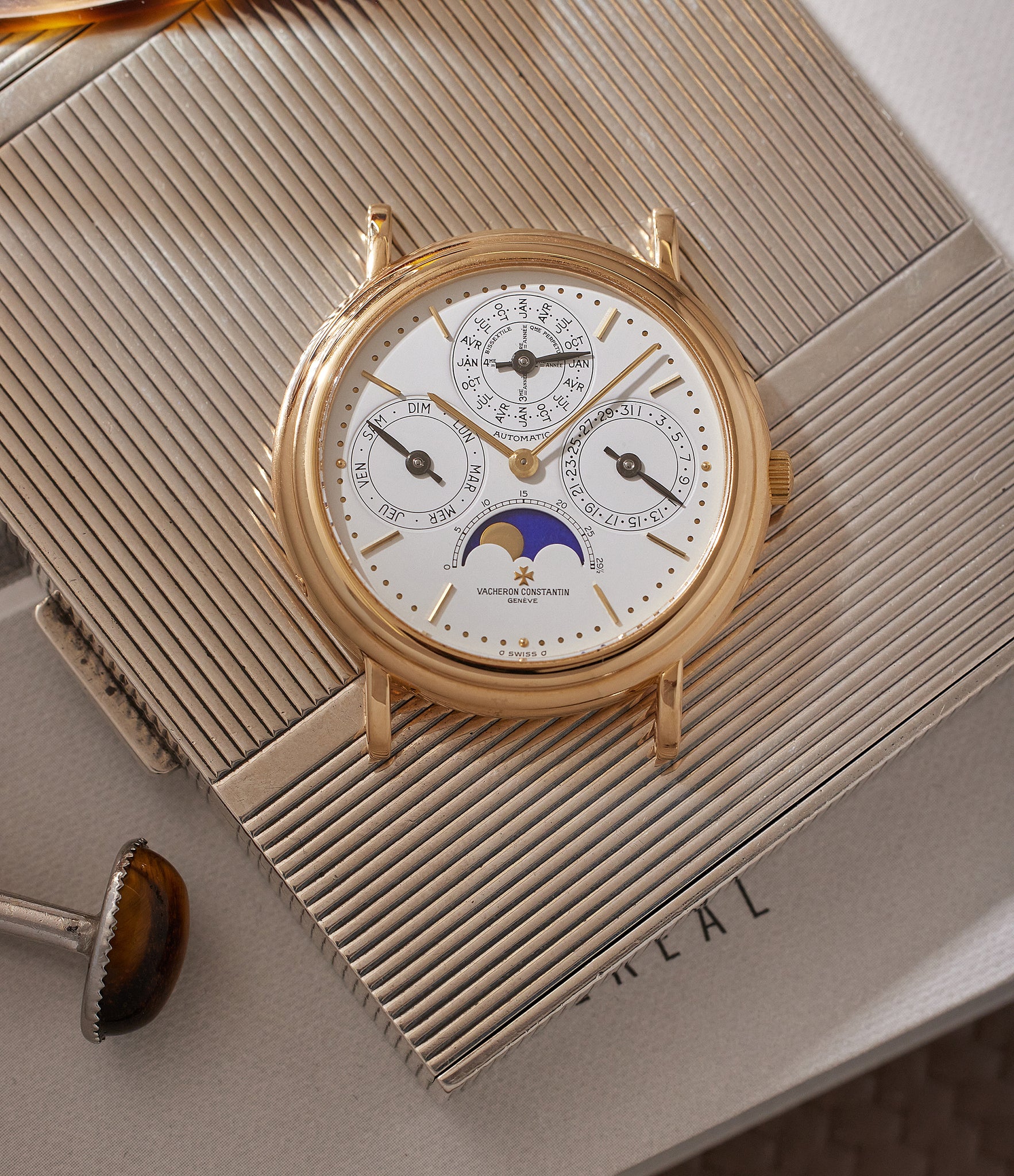 Rare Vacheron Constantin Perpetual Calendar 43031 available to purchase at A Collected Man, London.