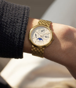 Vacheron Constantin Perpetual Calendar 43031 | Dial | On-Wrist | Yellow Gold | Buy at A Collected Man | Available Worldwide