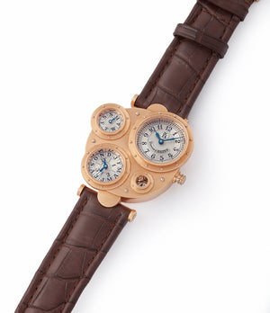 shop Vianney Halter Antiqua Perpetual Calendar rose gold Cal. VH198 independent watchmaker for sale online at A Collected Man London UK specialist of rare watches