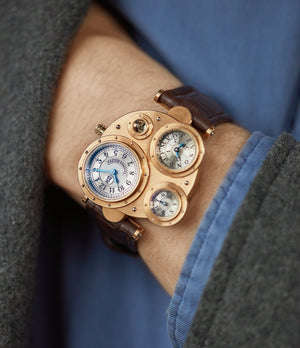 rare Vianney Halter Antiqua Perpetual Calendar rose gold Cal. VH198 independent watchmaker for sale online at A Collected Man London UK specialist of rare watches