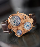 Perpetual Calendar Vianney Halter Antiqua rose gold Cal. VH198 independent watchmaker for sale online at A Collected Man London UK specialist of rare watches