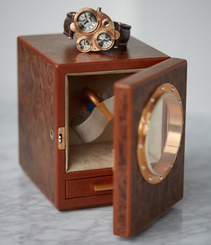 winding box Vianney Halter Antiqua Perpetual Calendar rose gold Cal. VH198 independent watchmaker for sale online at A Collected Man London UK specialist of rare watches