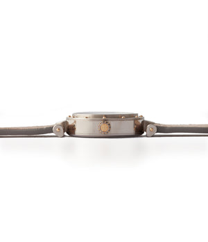 white gold case Vianney Halter Classic salmon dial white gold rare pre-owned independent watchmaker for sale online at A Collected Man  London