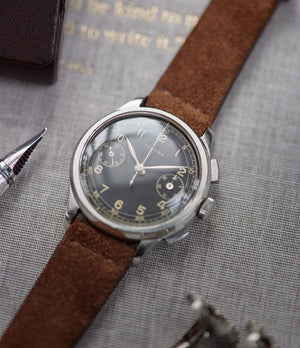 Buy suede quality watch strap in muted tan brown from A Collected Man London, in short or regular lengths. We are proud to offer these hand-crafted watch straps, thoughtfully made in Europe, to suit your watch. Available to order online for worldwide delivery.