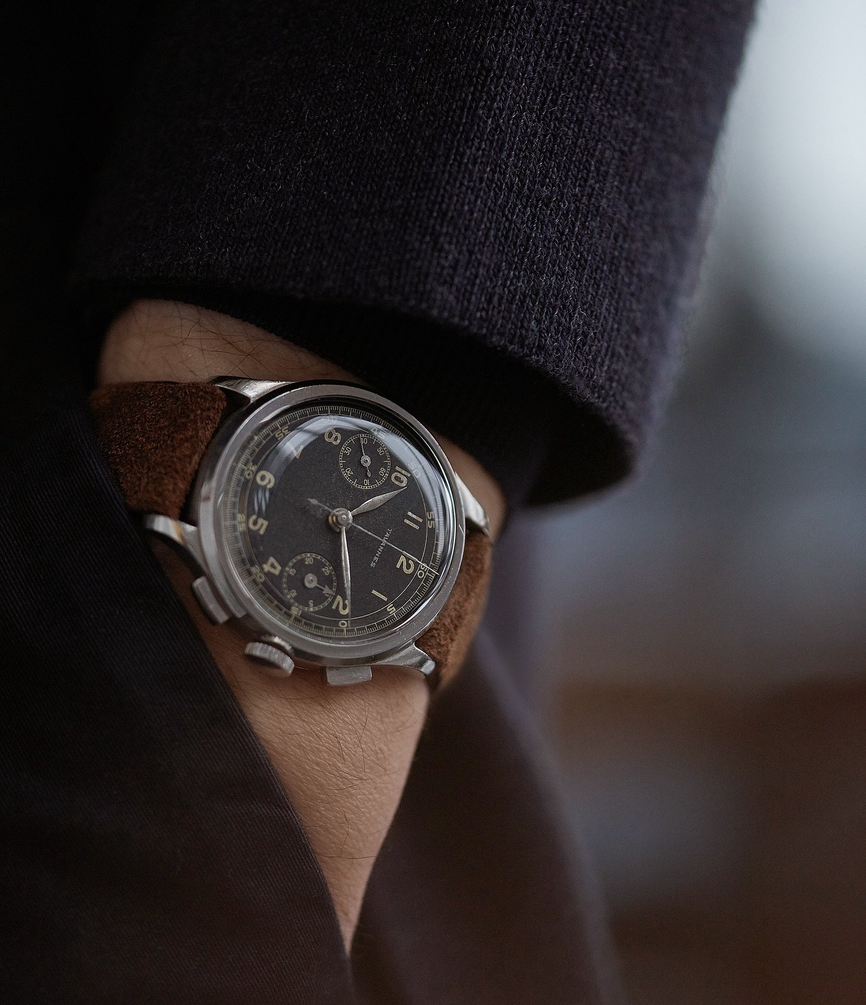 Buy brown suede Budapest watch strap | Buy watch straps A Collected Man London