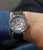 men's wristwatch Kari Voutilainen 28PI Limited Edition platinum inverted rare pre-owned watch independent watchmaker for sale A Collected Man London UK speciliast of rare watches