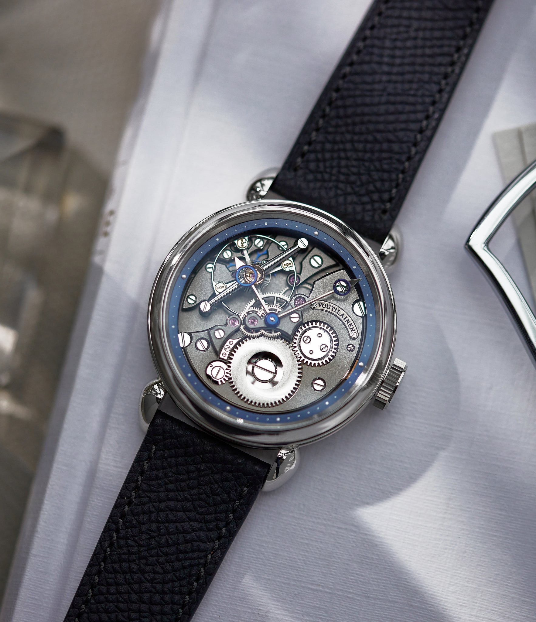 collect Kari Voutilainen 28PI Limited Edition platinum inverted rare pre-owned watch independent watchmaker for sale A Collected Man London UK speciliast of rare watches