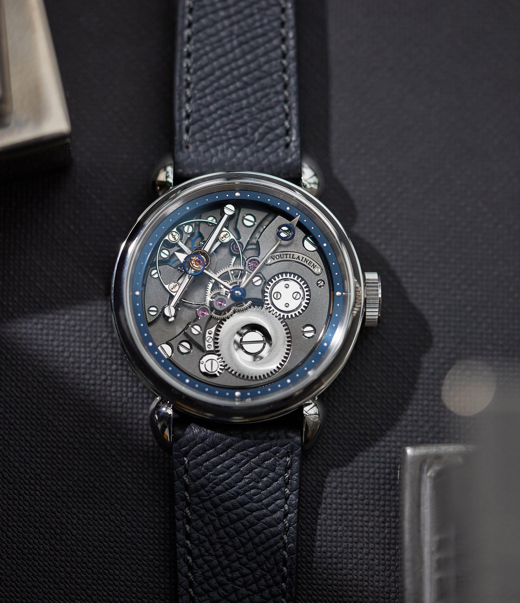 men's luxury watch Kari Voutilainen 28PI Limited Edition platinum inverted rare pre-owned watch independent watchmaker for sale A Collected Man London UK speciliast of rare watches