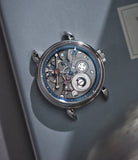 pre-owned Kari Voutilainen 28PI Limited Edition platinum inverted rare pre-owned watch independent watchmaker for sale A Collected Man London UK speciliast of rare watches