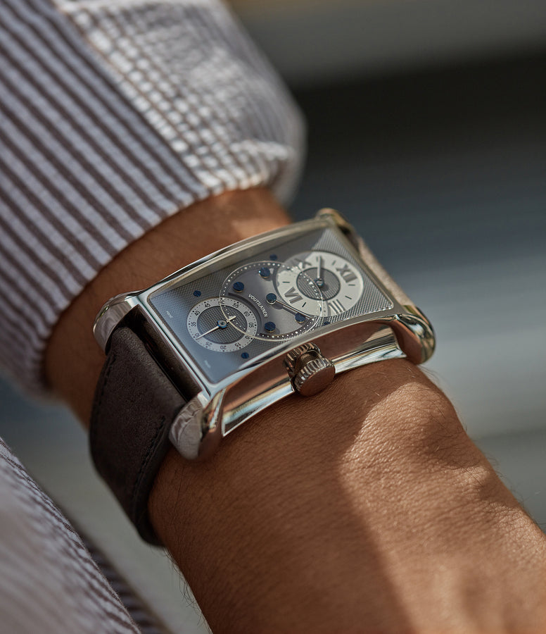 Voutilainen Chronometre 27 white gold observatory-grade regulator  watch for sale online A Collected Man London UK specialist independent watchmakers