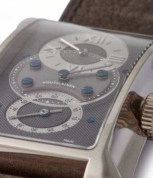 regulator dial Voutilainen Chronometre 27 white gold observatory-grade regulator  watch for sale online A Collected Man London UK specialist independent watchmakers