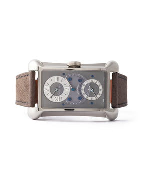 side-shot consign Kari Voutilainen Chronometre 27 white gold observatory-grade regulator  watch for sale online A Collected Man London UK specialist independent watchmakers