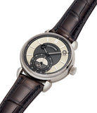 selling Kari Voutilainen GMT-6 two-tone dial white gold rare hand-made watch from independent watchmaker for sale online at A Collected Man London UK specialist of rare watches