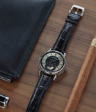 Kari Voutilainen GMT-6 two-tone dial white gold rare hand-made watch from independent watchmaker for sale online at A Collected Man London UK specialist of rare watches