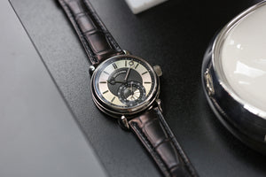 rare Kari Voutilainen GMT-6 two-tone dial white gold rare hand-made watch from independent watchmaker for sale online at A Collected Man London UK specialist of rare watches
