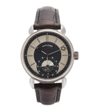 buy Kari Voutilainen GMT-6 two-tone dial white gold rare hand-made watch from independent watchmaker for sale online at A Collected Man London UK specialist of rare watches