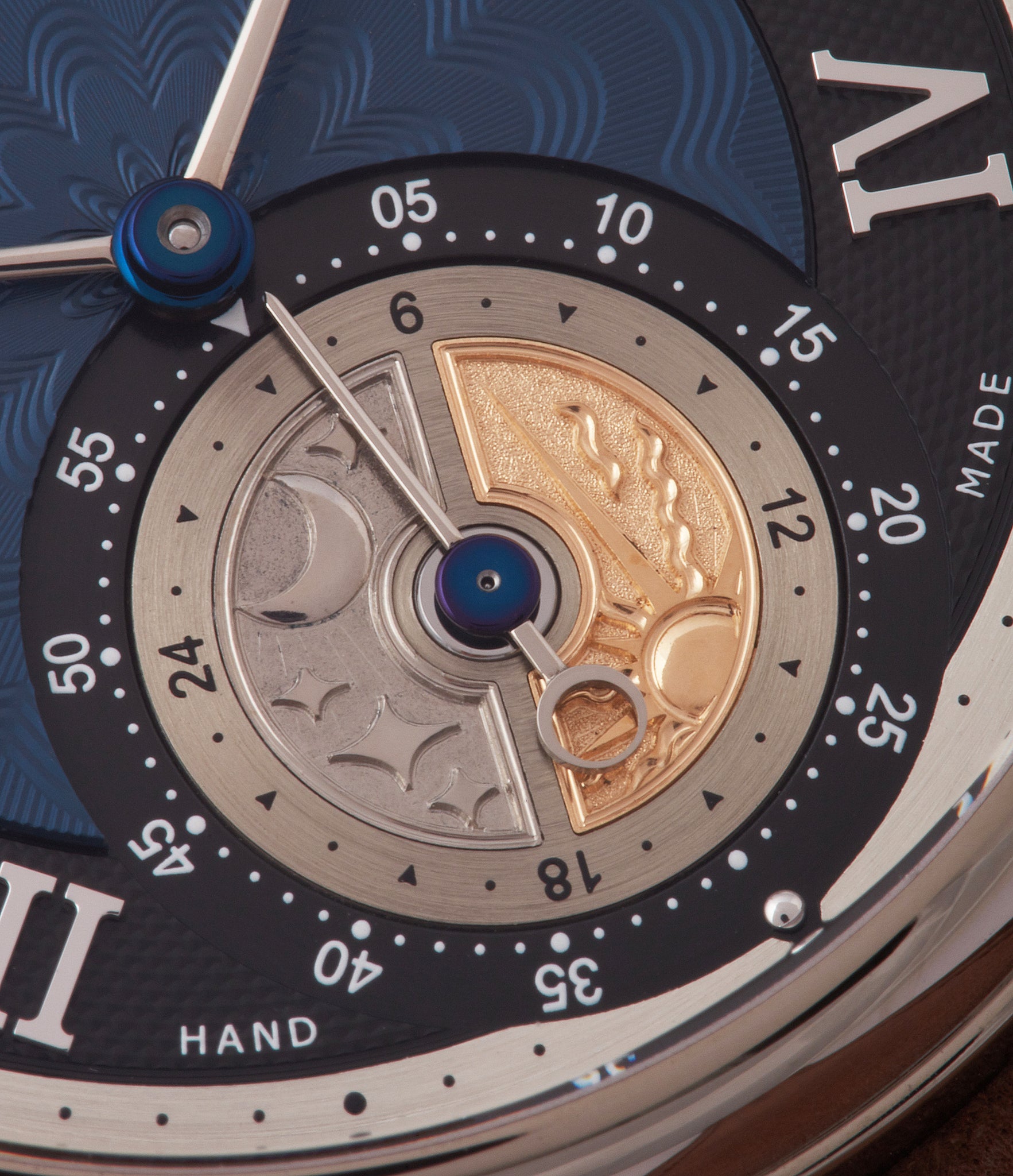 24-hour indicator Voutilainen GMT-6 dress watch for sale online at A Collected Man London UK approved re-seller of independent watchmakers