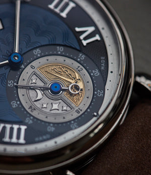 Voutilainen GMT-6 engraved day night indicator dress watch for sale online at A Collected Man London UK approved re-seller of independent watchmakers