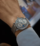 men's luxury wristwatch Voutilainen Masterpiece Chronograph II Unique Piece steel watch for sale A Collected Man London UK approved reseller of Voutilainen