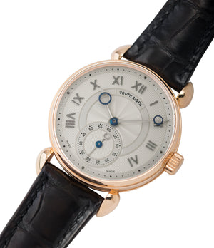 for sale Voutilainen Observatoire Limited Edition rose gold rare dress watch for sale online at A Collected Man London endorsed seller of independent watchmaker