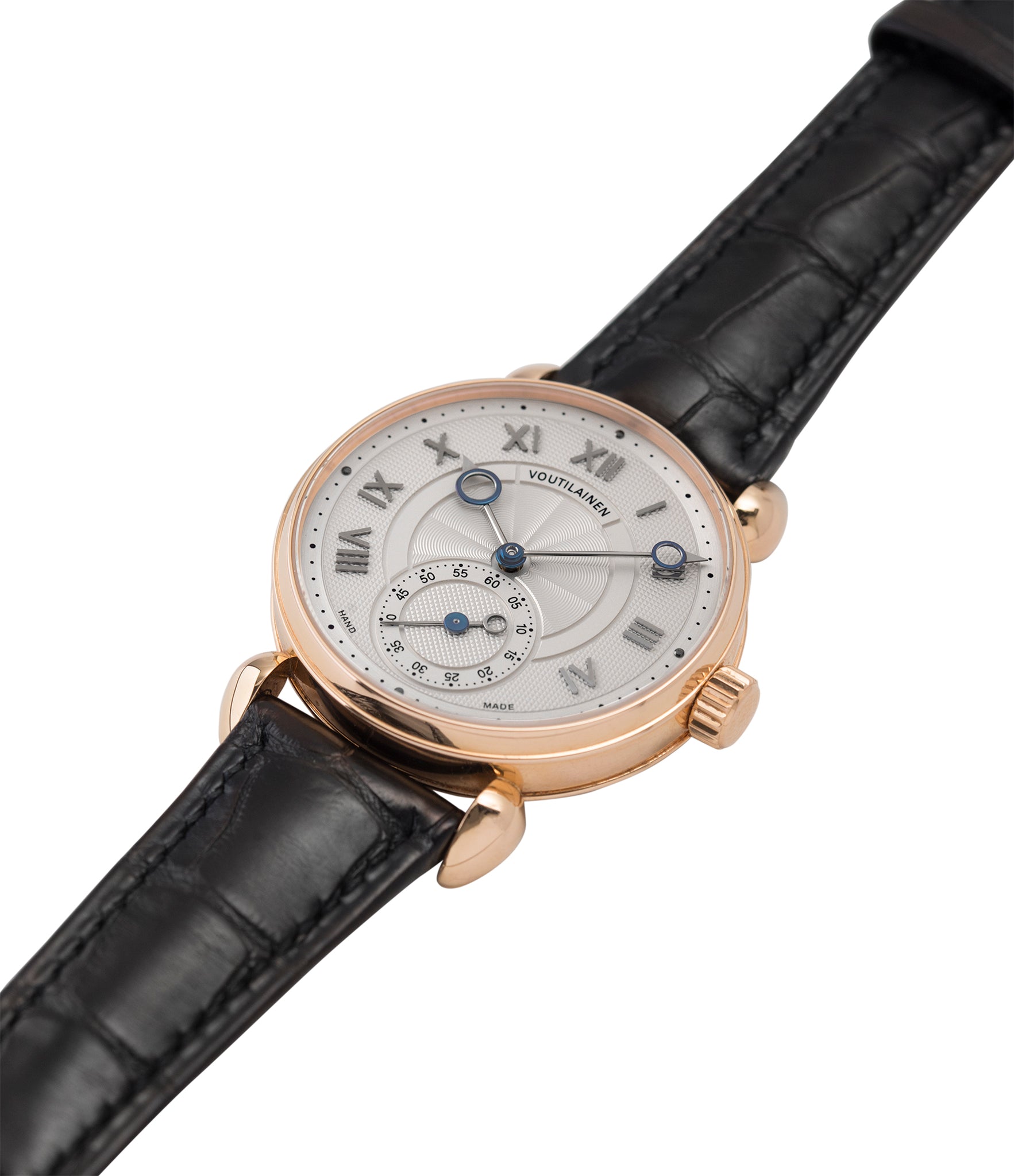 selling Voutilainen Observatoire Limited Edition rose gold rare dress watch for sale online at A Collected Man London endorsed seller of independent watchmaker