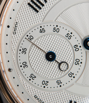 silver guilloche dial Voutilainen Observatoire Limited Edition rose gold rare dress watch for sale online at A Collected Man London endorsed seller of independent watchmaker