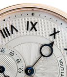 hand-made silver guilloche dial Voutilainen Observatoire Limited Edition rose gold rare dress watch for sale online at A Collected Man London endorsed seller of independent watchmaker