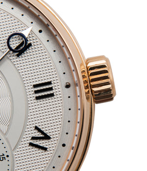 Roman numerals Voutilainen Observatoire Limited Edition rose gold rare dress watch for sale online at A Collected Man London endorsed seller of independent watchmaker