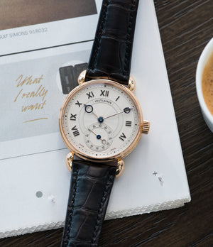 for sale Kari Voutilainen Observatoire Limited Edition rose gold rare dress watch for sale online at A Collected Man London endorsed seller of independent watchmaker