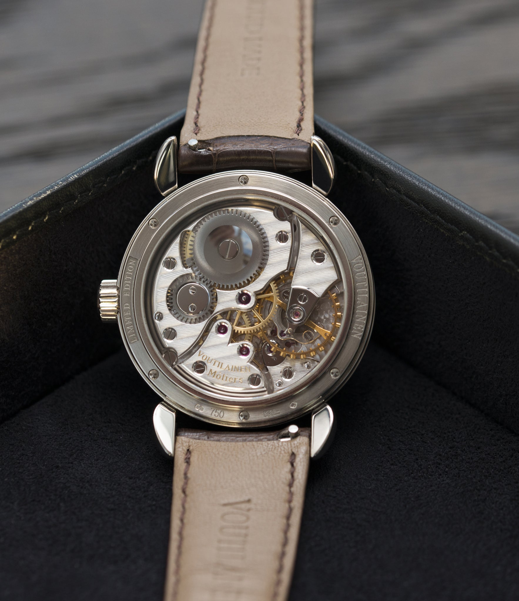 Peseux 260 Kari Voutilainen Observatoire Limited Edition rare brown dial watch online at A Collected Man London specialist endorsed seller of pre-owned independent watchmakers