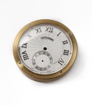 silver dial Roman numerals guilloche dial Kari Voutilainen Vingt-8 Cal. 28 two substitute dial white gold watch for sale online at a Collected Man online specialist platform for independent watchmakers 