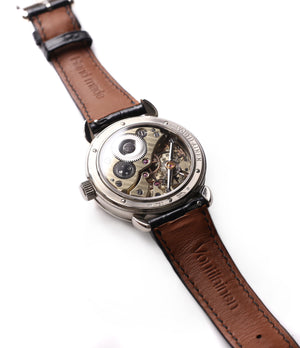 Cal. 28 Voutilainen Vingt-8 manual-winding movement watch for sale online at a Collected Man online specialist platform for independent watchmakers 