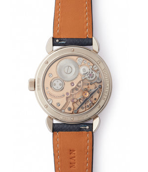 independent watchmaker Kari Voutilainen Cal. 28 Vingt-8R power reserve white gold watch silver dial for sale online at A Collected Man London UK specialist of independent watchmakers