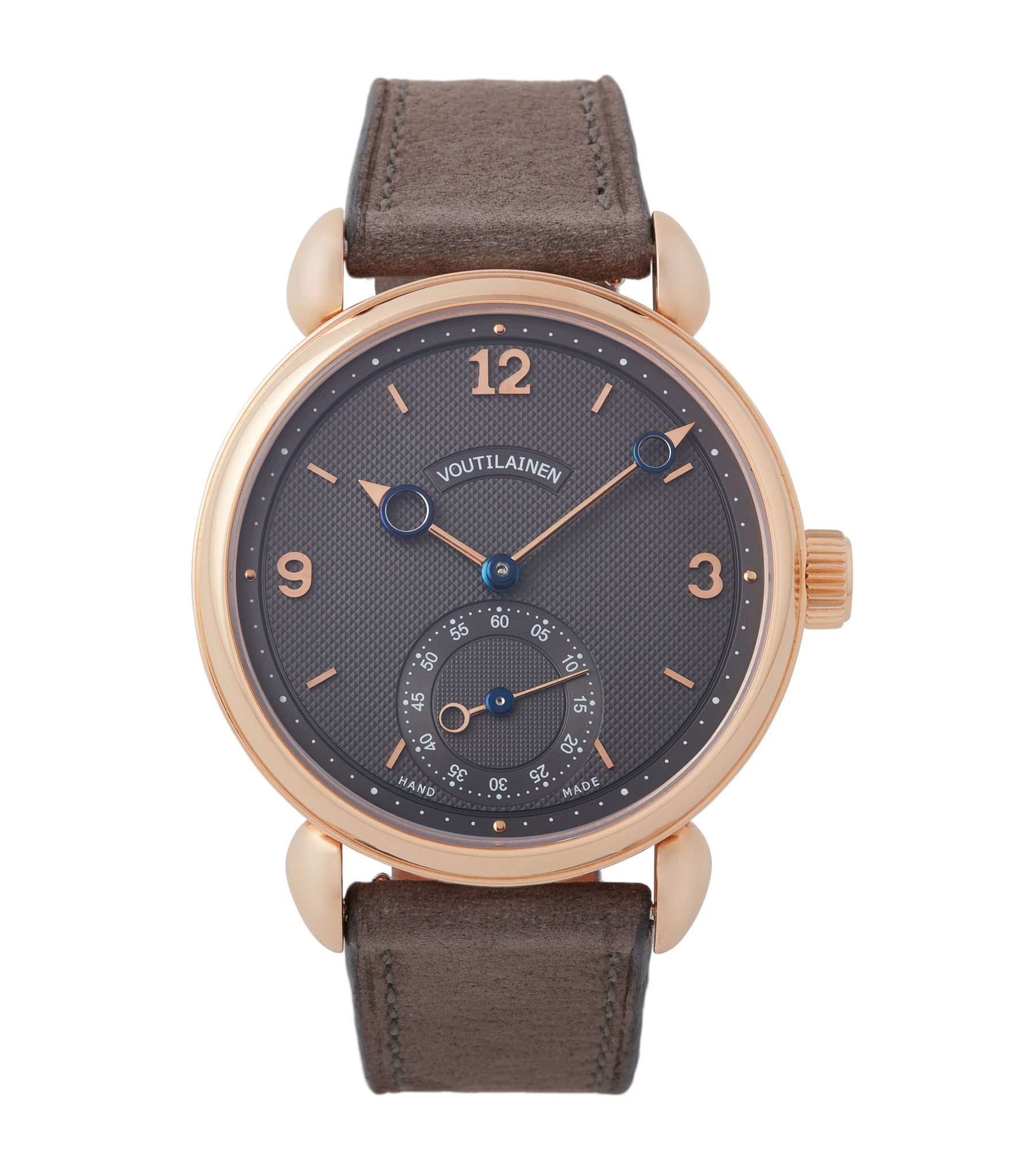 buy Kari Voutilainen Vingt-8 grey dial rose gold time-only watch independent watchmaker for sale online A Collected Man London UK specialist rare watches