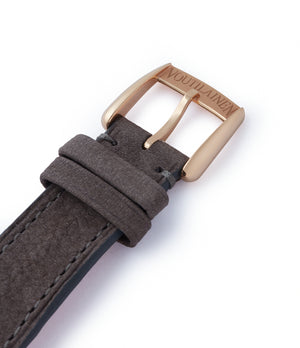 red gold Voutilainen tang buckle Vingt-8 grey dial time-only watch independent watchmaker for sale online A Collected Man London UK specialist rare watches