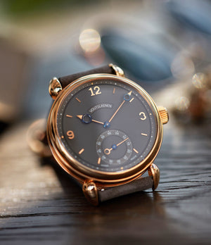 selling Kari Voutilainen Vingt-8 grey dial rose gold time-only watch independent watchmaker for sale online A Collected Man London UK specialist rare watches