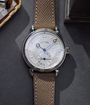 selling Kari Voutilainen Vingt-8 platinum silver dial Cal. 28 time-only dress watch for sale online at A Collected Man London UK specialist independent watchmakers