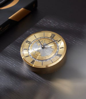 Worldtime | Desktop Clock | Gilt-finished Brass