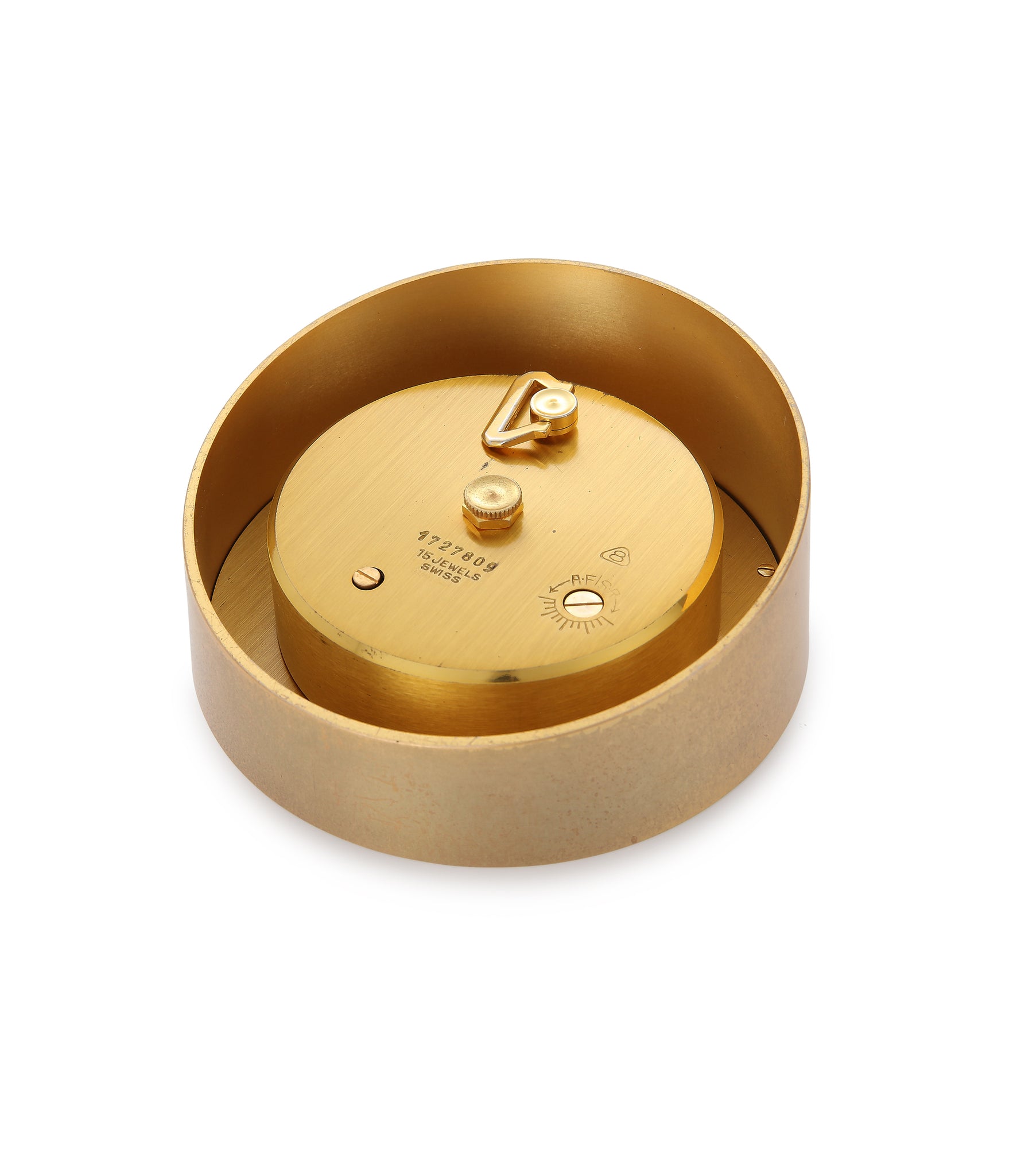 Worldtime | Desktop Clock | Gilt-finished Brass