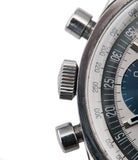 vintage chronograph Zenith A386 El Primero 3019 PHC automatic rare steel sport watch full set