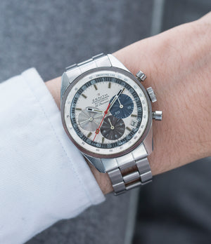rare ZenithEl Primero A386 chronograph watch for vintage watch collectors sale online A Collected Man London