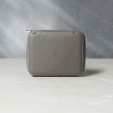 Zurich, four-watch folio Four-watch slim folio in steel grey Saffiano leather | Available Worldwide | A Collected Man