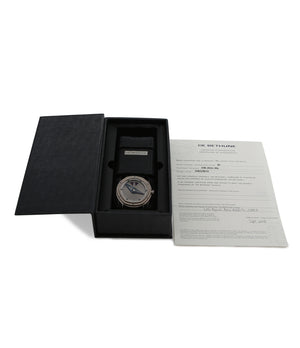 buy De Bethune DB22 power pre-owned watch online in white gold with power reserve from Swiss independent watchmaker  with authenticity guaranteed