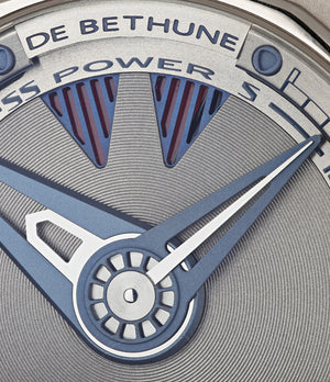 buy De Bethune DB22 power pre-owned watch online in white gold with power reserve from Swiss independent watchmaker  with authenticity guaranteed
