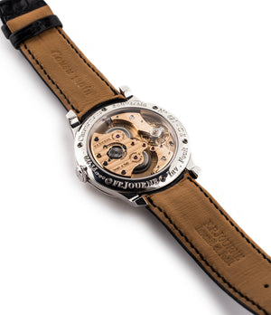 buy F. P. Journe Chronometre Souverain Black Label platinum rare independent watchmaker pre-owned dress time-only watch for sale online at WATCH XCHANGE London