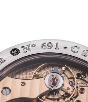 buy F. P. Journe Chronometre Souverain Black Label platinum rare independent watchmaker pre-owned dress time-only watch for sale online at WATCH XCHANGE London